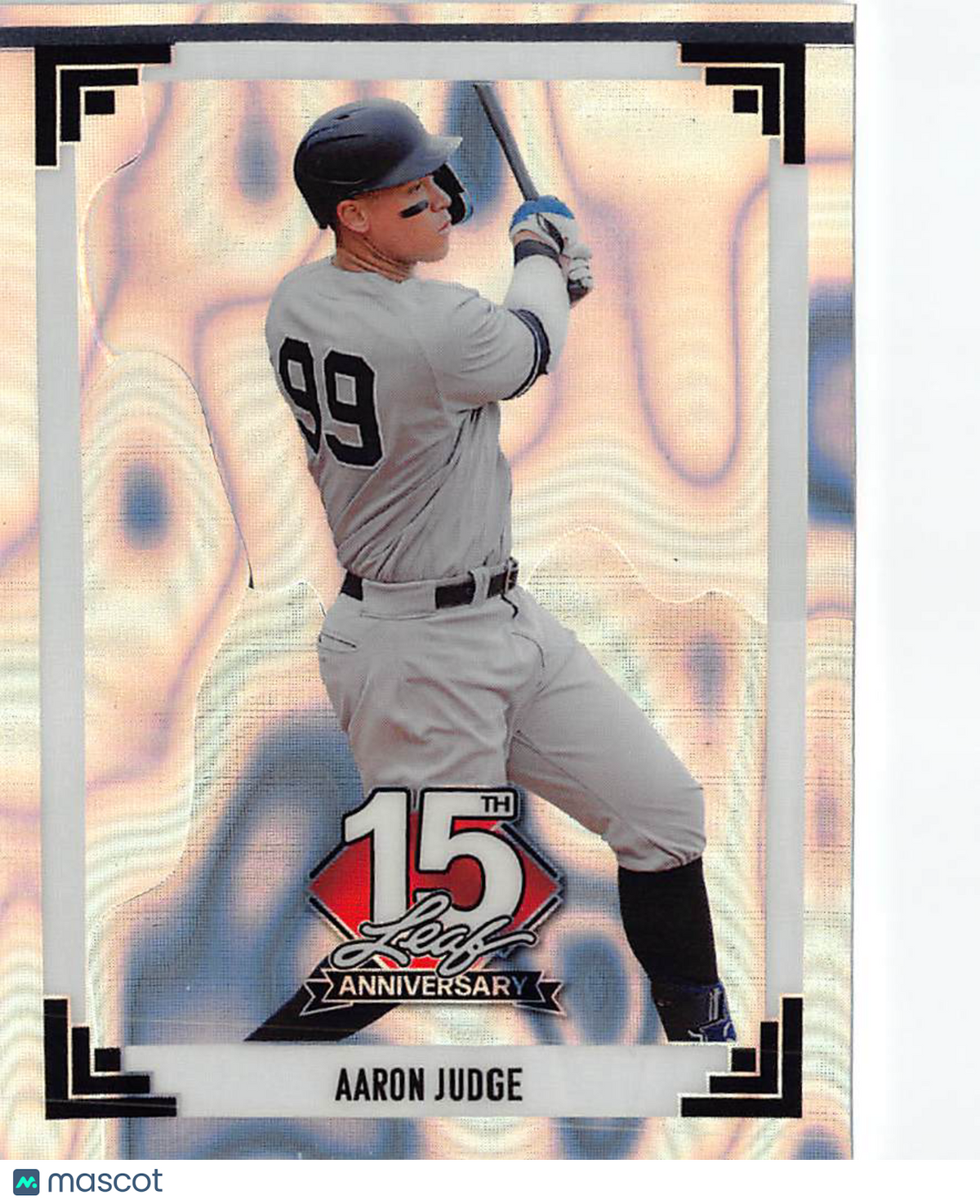2025 Leaf 15th Anniversary Aaron Judge Silver Lava #91B-1 New York Yankees