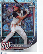 2025 Topps Bowman Chrome James Wood Mojo Refractor Rookie RC #29 Nationals