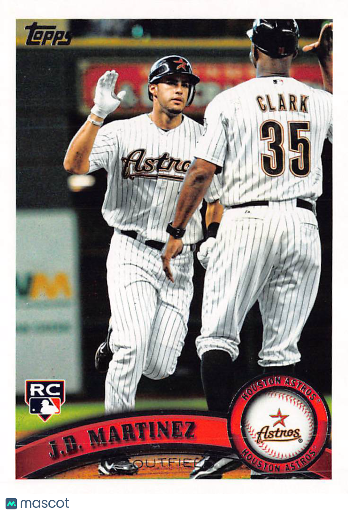 2011 Topps Update Series J.D. Martinez Rookie RC #US186 Houston Astros