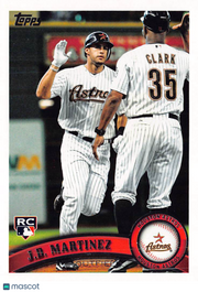 2011 Topps Update Series J.D. Martinez Rookie RC #US186 Houston Astros