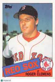 1985 Topps Roger Clemens #181 Boston Red Sox