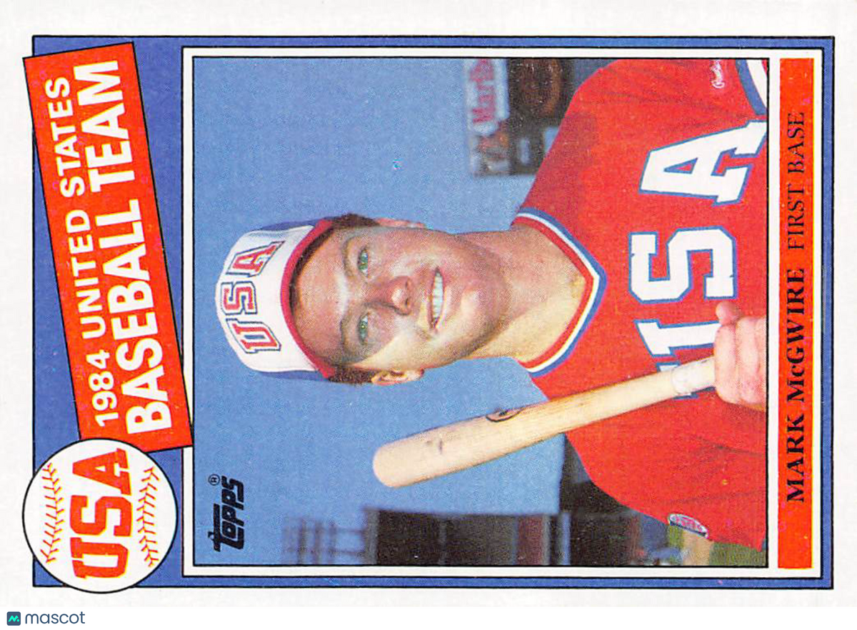 1985 Topps Mark McGwire United States Baseball Team #401  USA Baseball