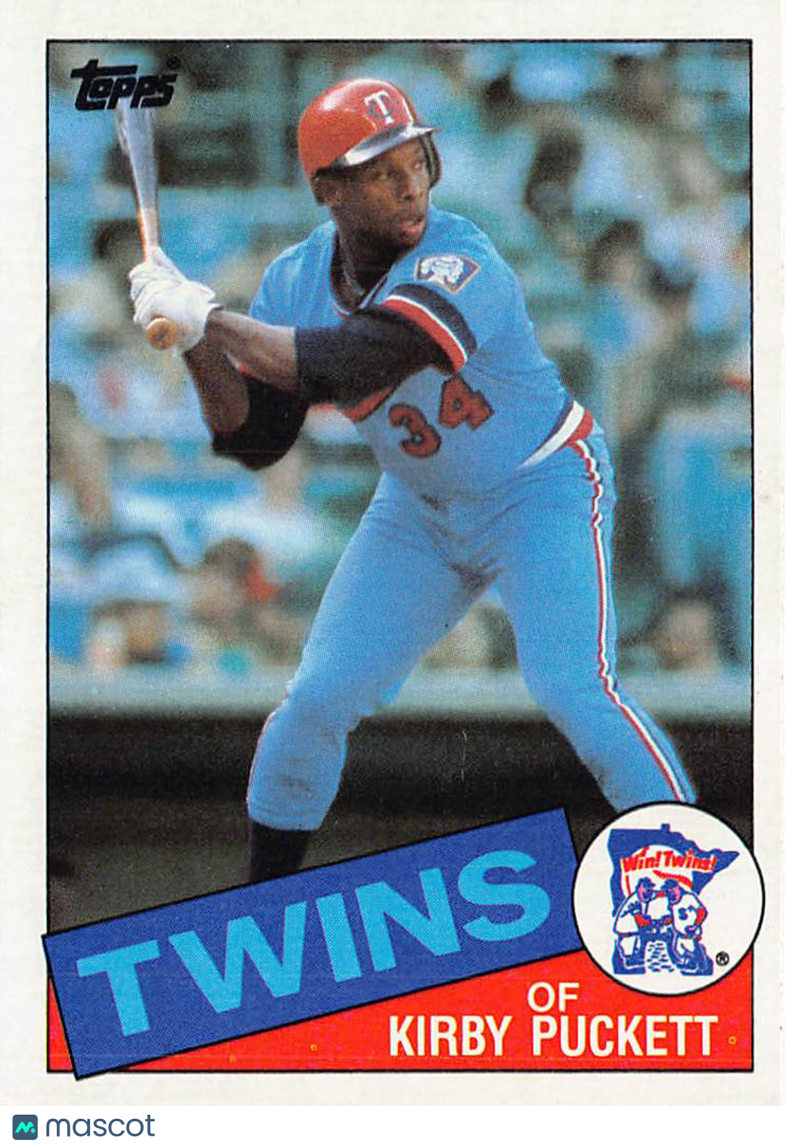 1986 Topps Kirby Puckett Rookie #536 Minnesota Twins