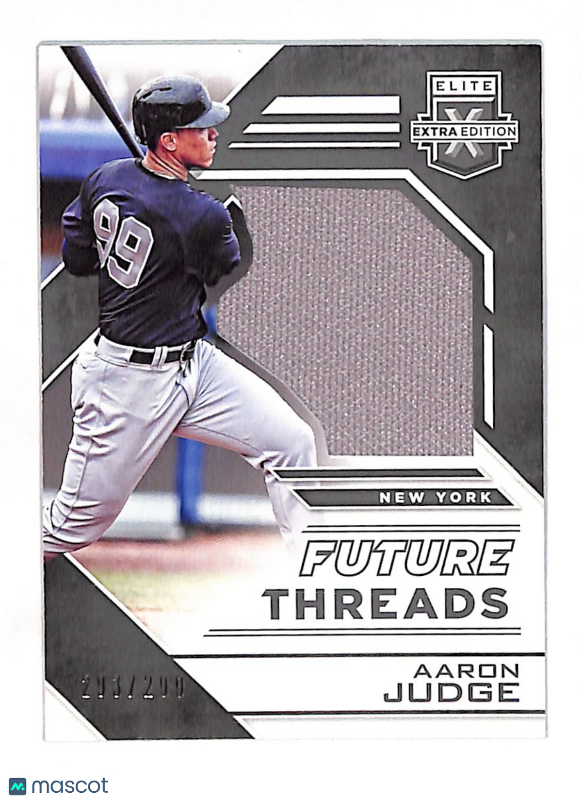 2016 Panini Elite Extra Edition Aaron Judge Future Threads Patch Rookie #FTSA-AJ