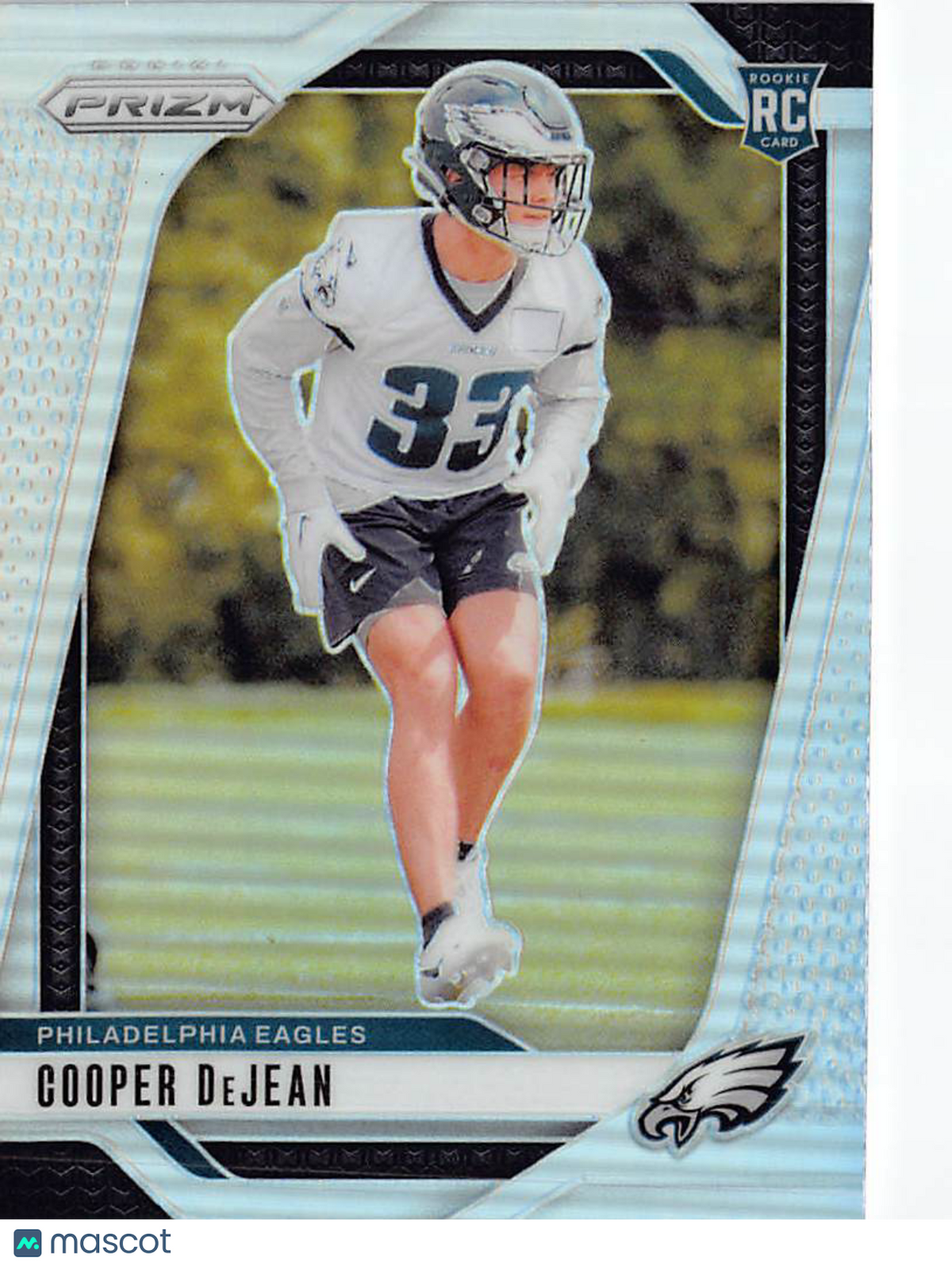 2024 Panini Prizm Football Cooper DeJean Silver Rookie RC #321 Eagles