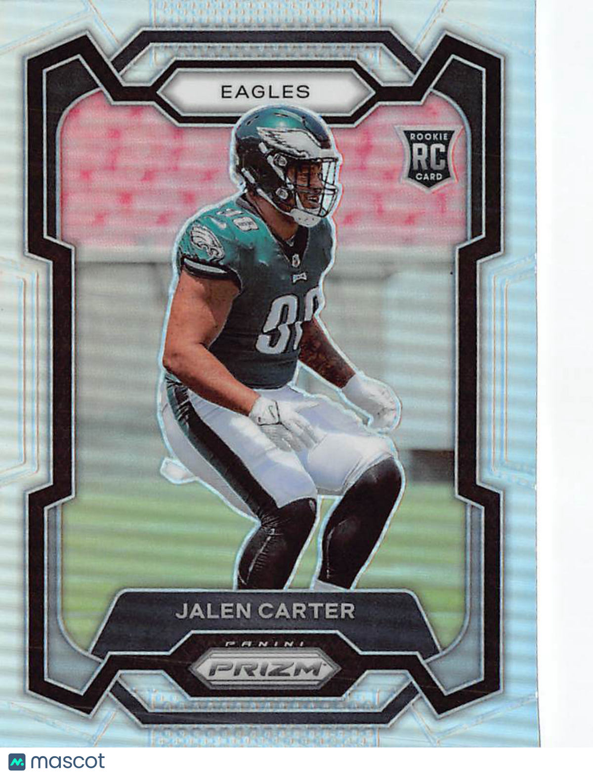 2023 Panini Prizm Football Jalen Carter Silver Rookie RC #381 Eagles