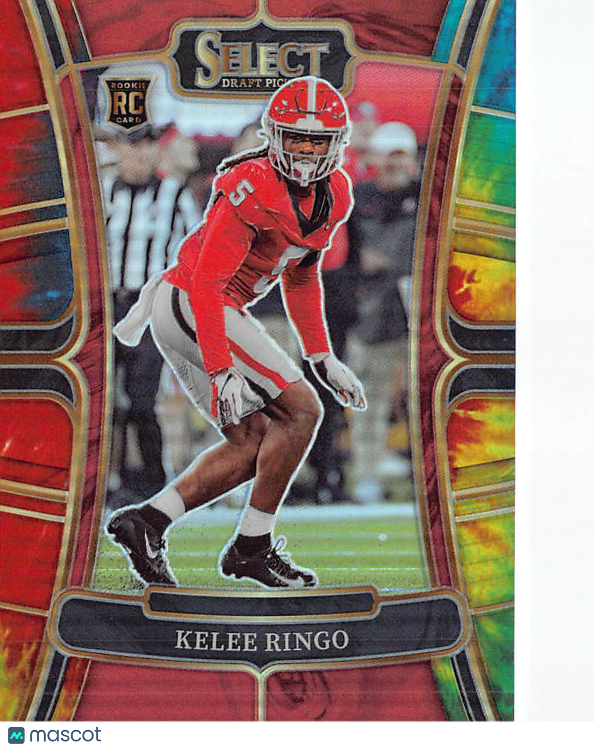 2023 Panini Select Draft Picks Kelee Ringo Tie-Dye /25 Rookie RC #25 Georgia