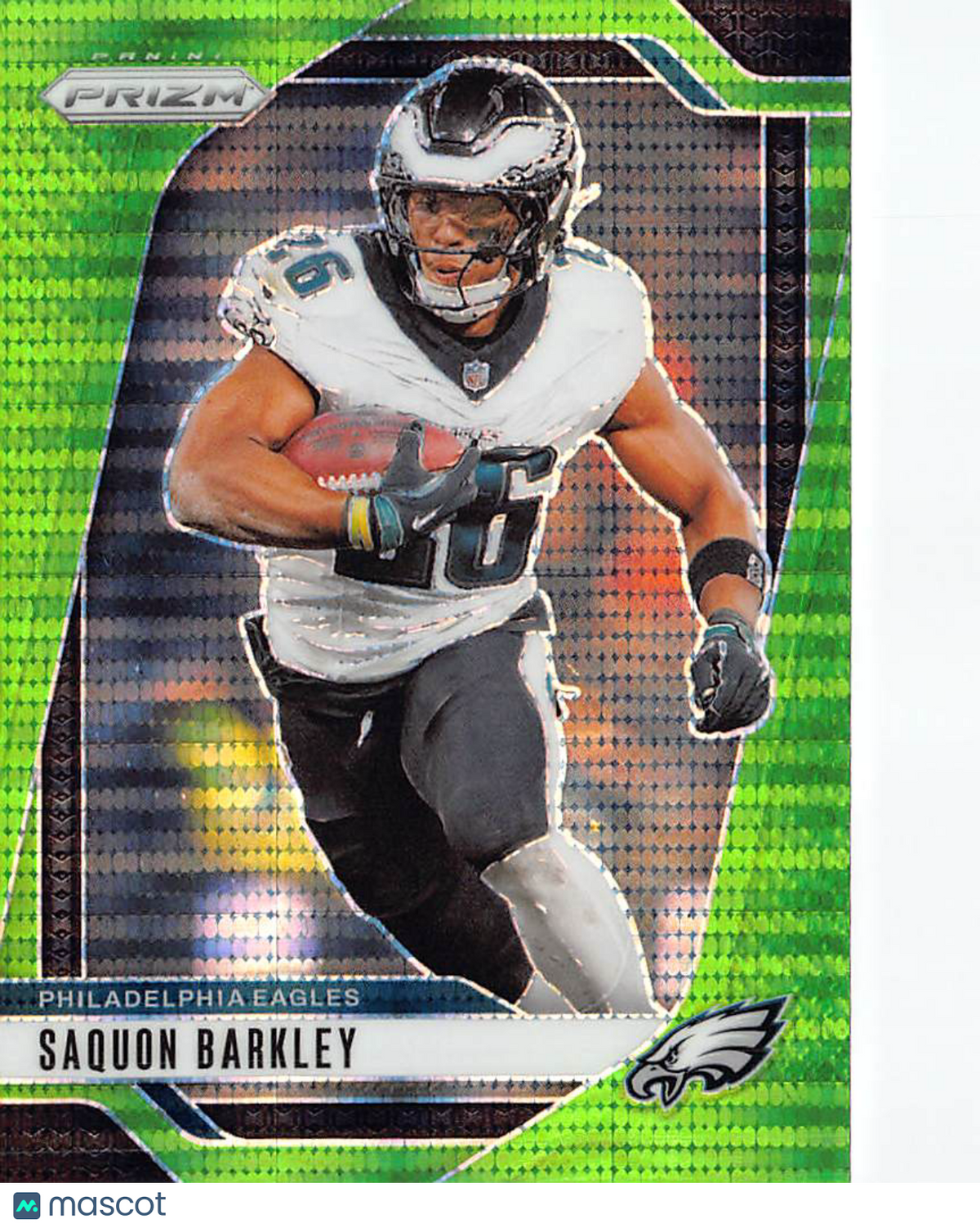2024 Panini Prizm Football Saquon Barkley Green Pulsar #232 Philadelphia Eagles