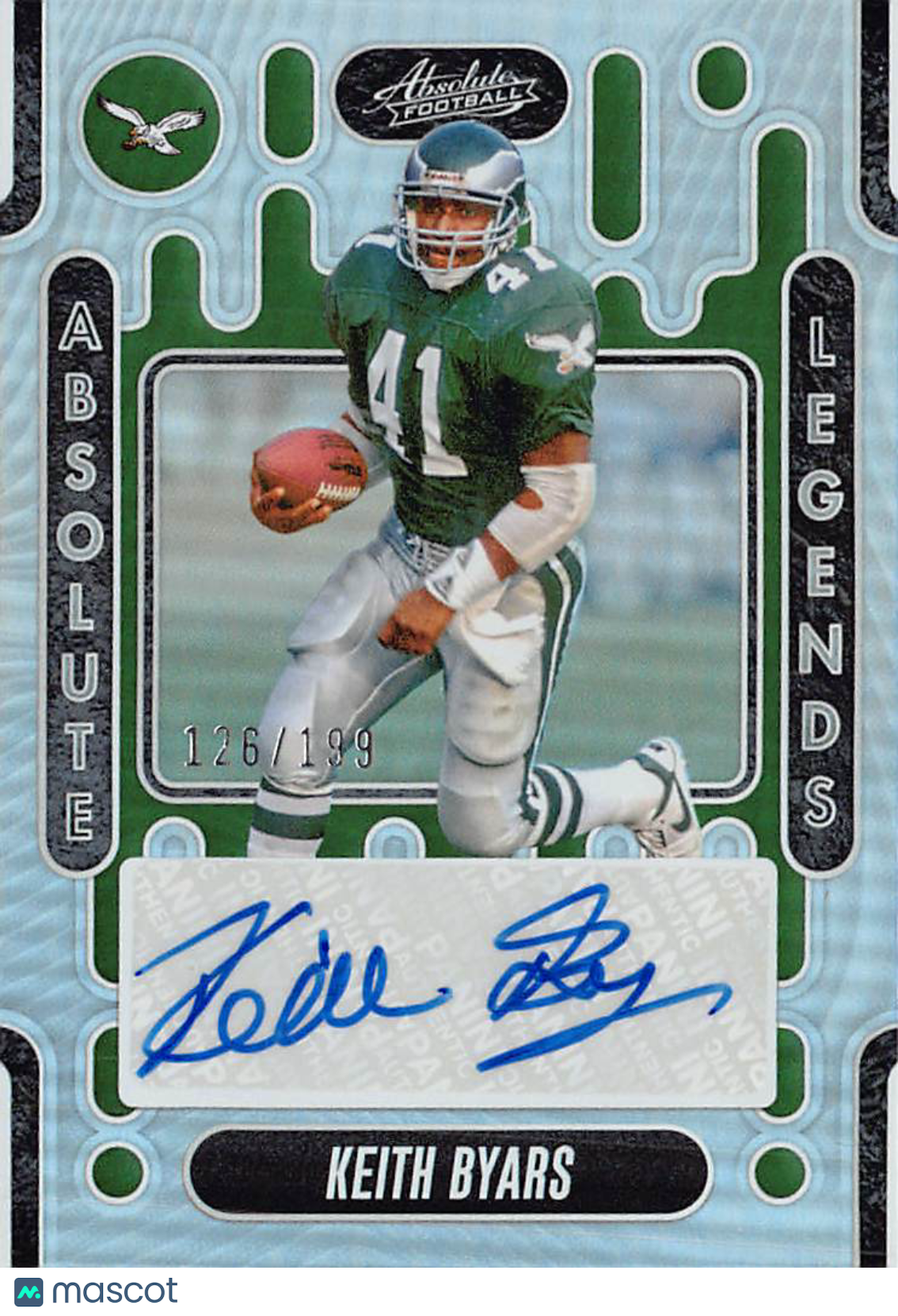 2024 Panini Absolute Football Keith Byars Legends Auto /199 #ALS-KBS Eagles