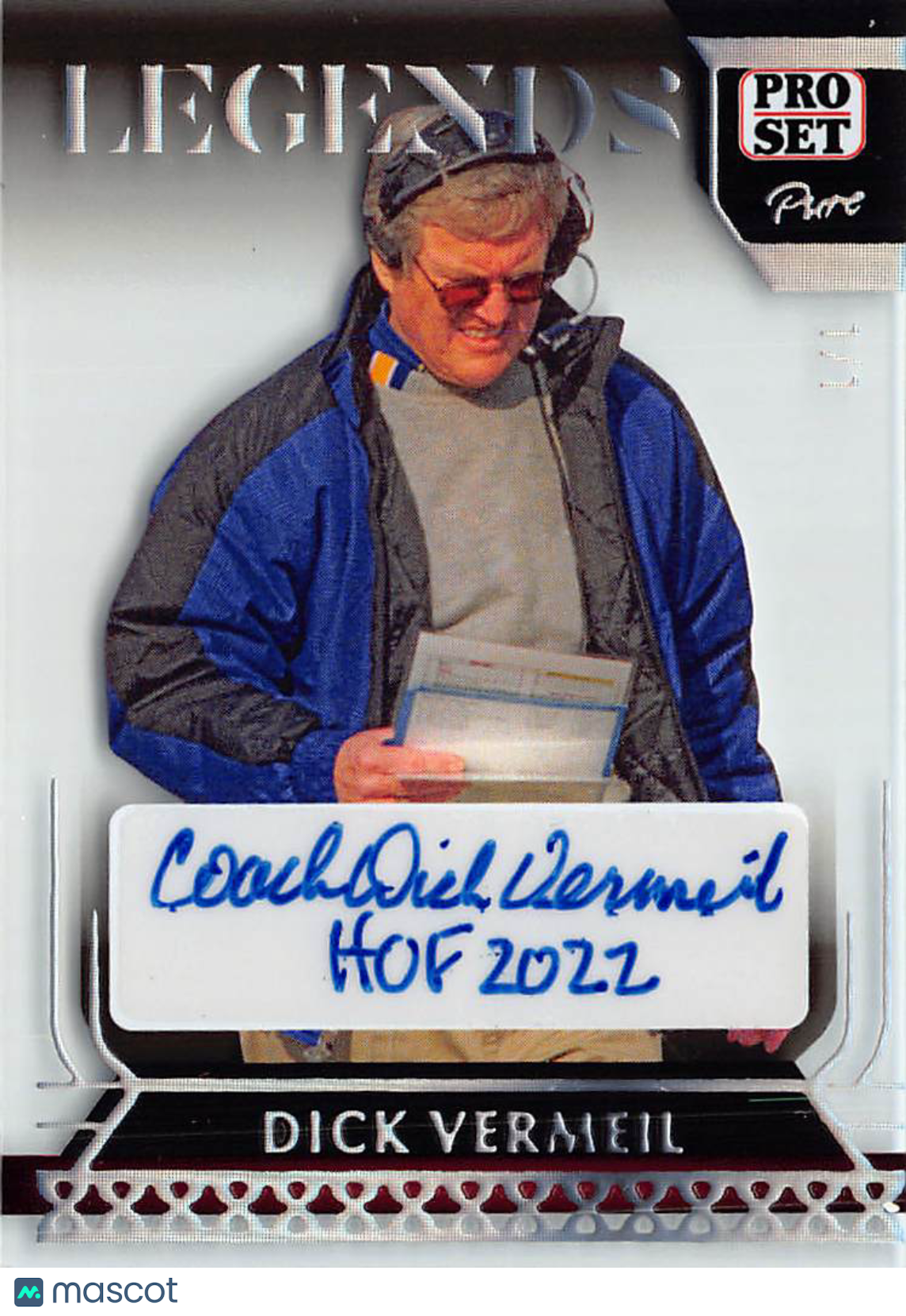 2023 Leaf Pro Set Pure Legends Dick Vermeil #L-DV1