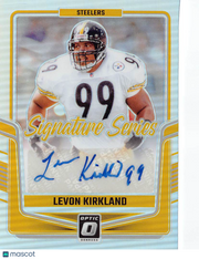 2024 Panini Donruss Optic Levon Kirkland Signature Series Auto #SSH-LKD Steelers