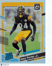 2023 Panini Donruss Optic Joey Porter Jr. Holo Rookie #287 Pittsburgh Steelers