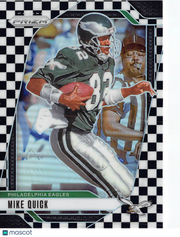 2024 Panini Prizm Football Mike Quick Checkerboard #238 Philadelphia Eagles