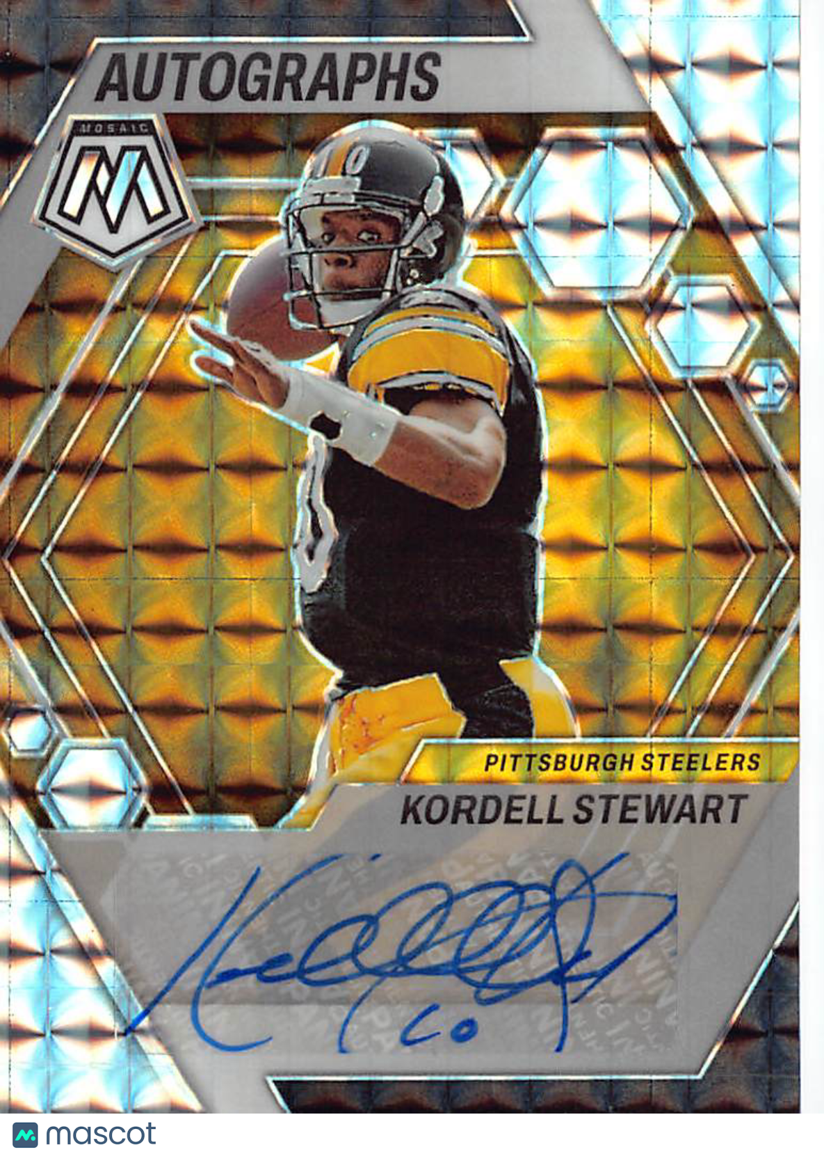 2023 Panini Mosaic Kordell Stewart Autograph #AM-KS Pittsburgh Steelers