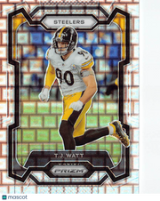 2023 Panini Prizm T.J. Watt Pandora /400 #254 Pittsburgh Steelers