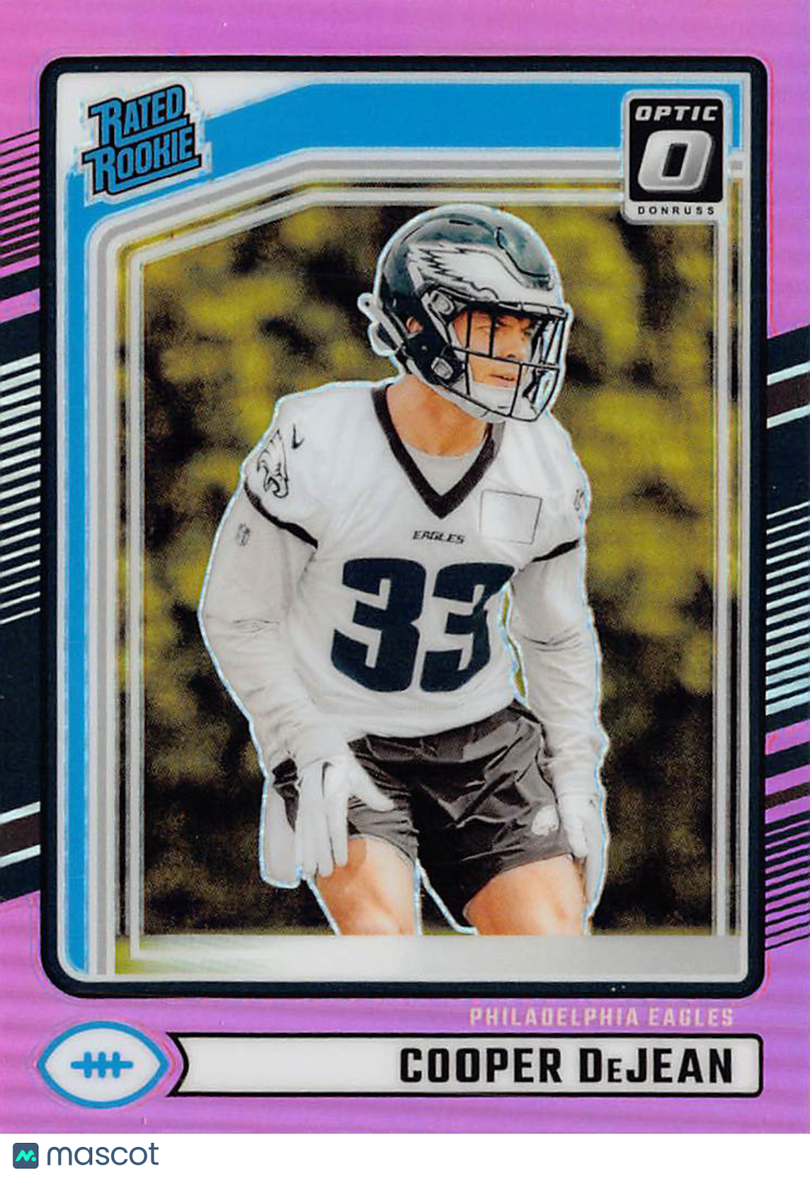 2024 Panini Donruss Optic Cooper DeJean Pink Rookie #305 Philadelphia Eagles