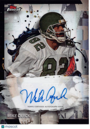 2024 Topps Finest Mike Quick Autograph #FA-MQ Philadelphia Eagles