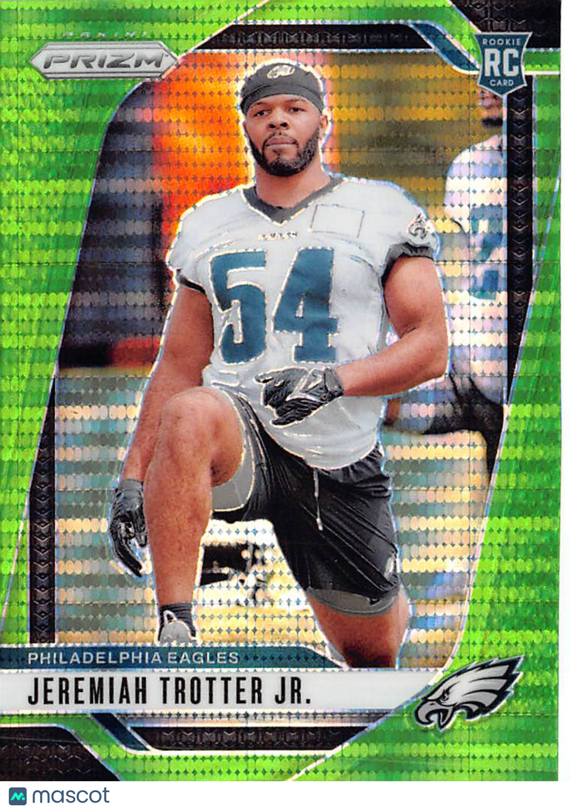 2024 Panini Prizm Jeremiah Trotter Jr. Green Pulsar Rookie RC #349 Eagles