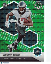 2021 Panini Mosaic DeVonta Smith Green Rookie RC #305 Philadelphia Eagles