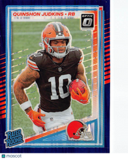 2025 Panini Donruss Optic Quinshon Judkins Purple Shock Rookie #252 Browns