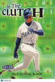 1998 Fleer Tradition In The Clutch Ken Griffey, Jr. #7 of 15 IC Seattle Mariners