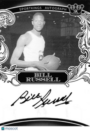 2020-21 Sportkings Volume 2 Bill Russell Autograph #A61