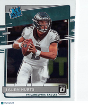 2020 Panini Donruss Optic Jalen Hurts Rookie #164 Philadelphia Eagles