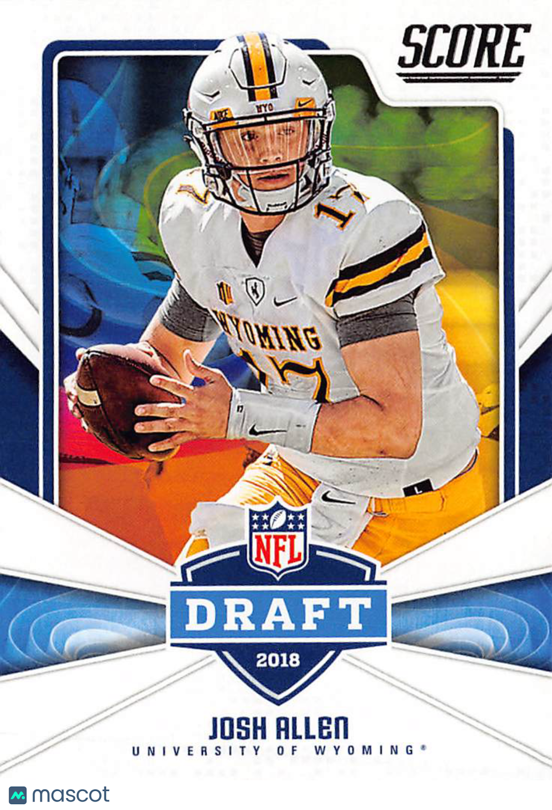 2018 Panini Score Josh Allen Rookie #5 Wyoming Cowboys