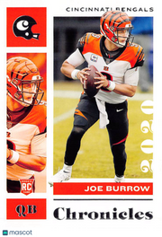 2021 Panini Chronicles Joe Burrow Rookie RC #19 Cincinnati Bengals