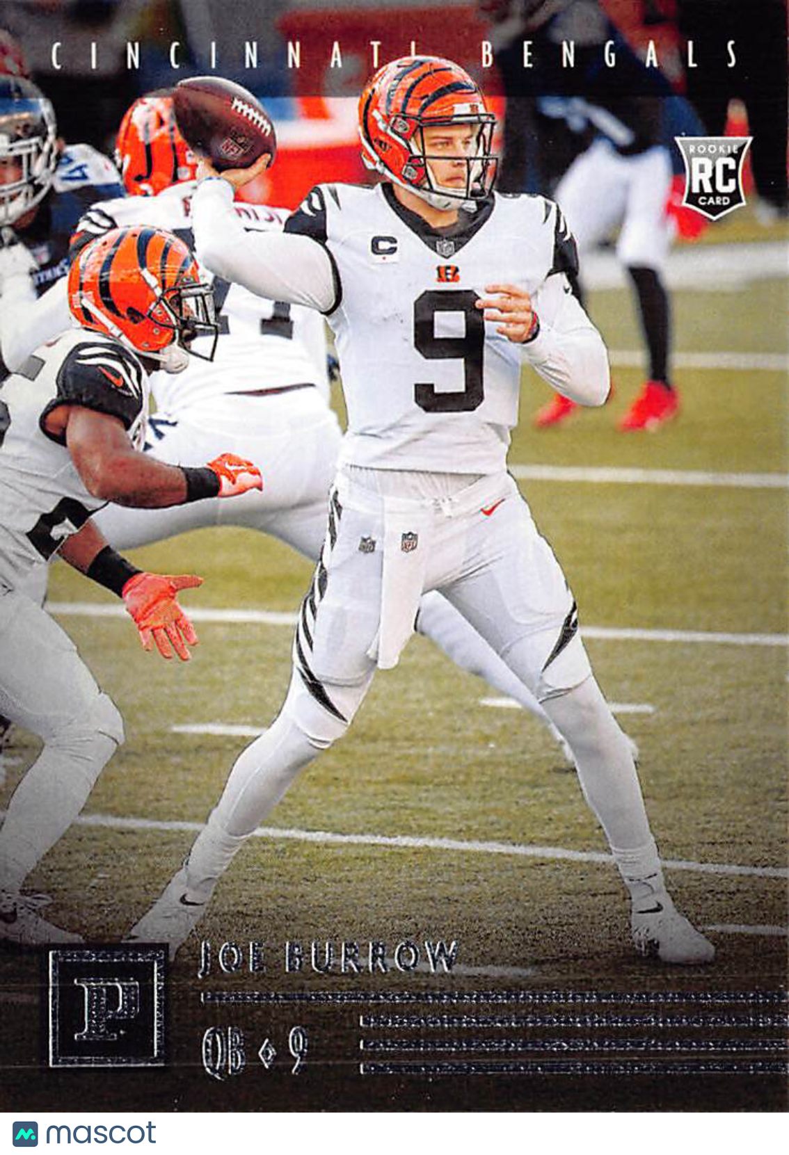 2021 Panini Chronicles Panini Joe Burrow Rookie RC #PA-1 Cincinnati Bengals