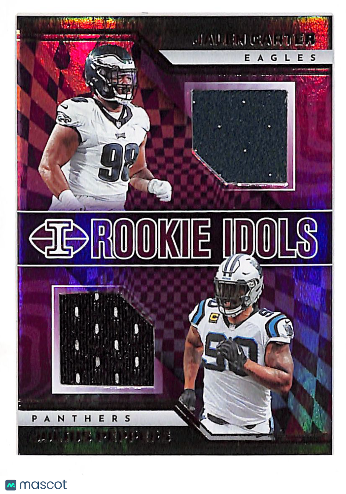 2024 Panini Illusions Rookie Idols Peppers Carter Patch #RM-CP Panthers Eagles