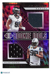 2024 Panini Illusions Rookie Idols Peppers Carter Patch #RM-CP Panthers Eagles