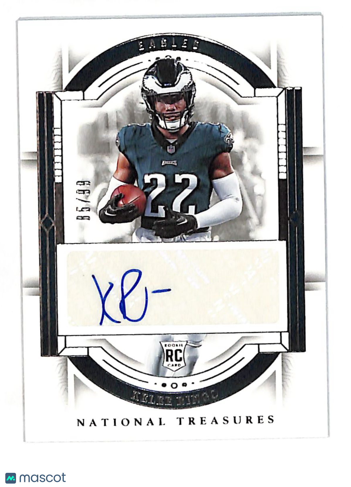 2024 Panini National Treasures Kelee Ringo Autograph Rookie RC #139 Eagles