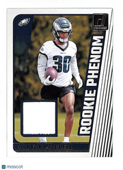 2024 Panini Donruss Football Quinyon Mitchell Rookie Phenom Patch RPJ-QMI Eagles