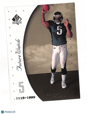 1999 Upper Deck SP Authentic Donovan McNabb Future Watch #95 Philadelphia Eagles