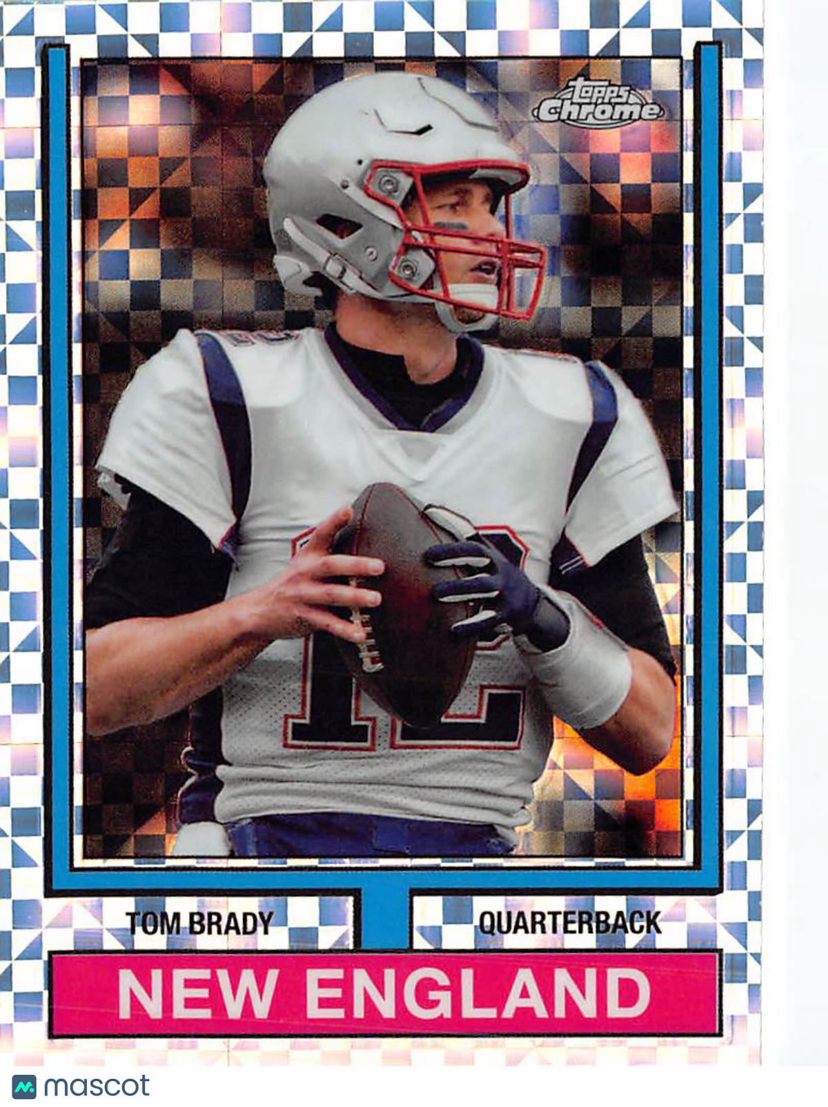 2024 Topps Chrome Tom Brady X-Fractor #74TF-16 New England Patriots