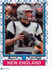 2024 Topps Chrome Tom Brady X-Fractor #74TF-16 New England Patriots