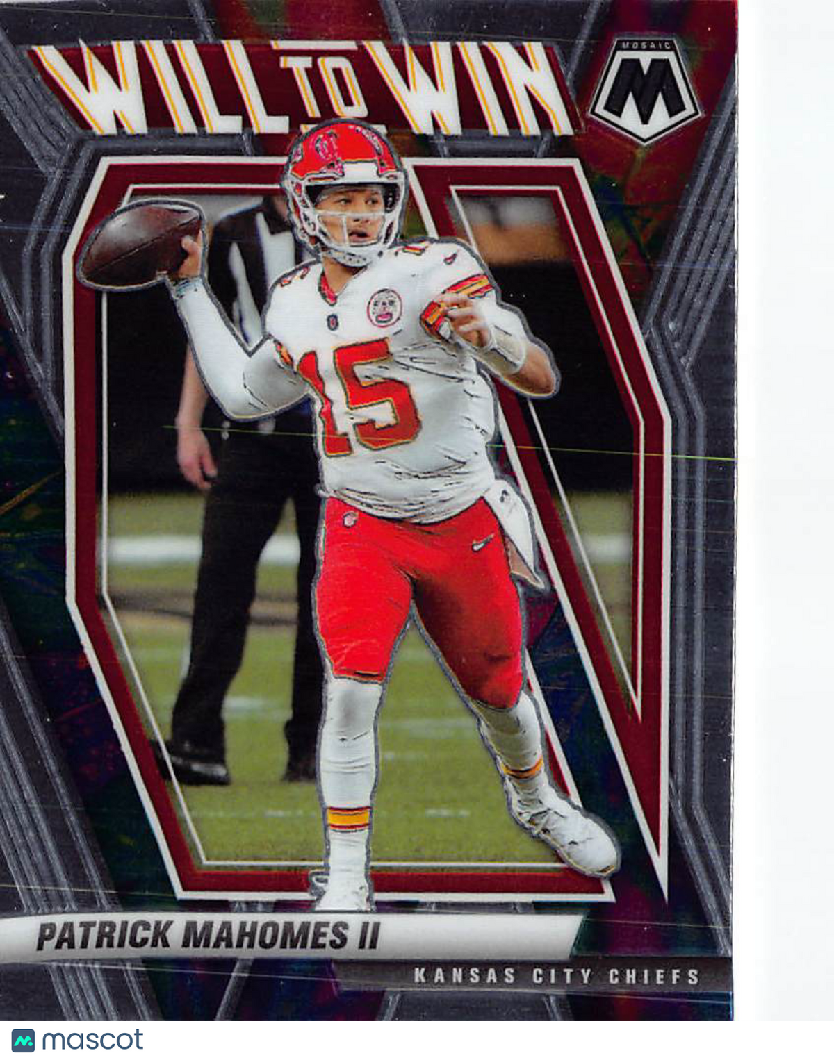 2021 Panini Mosaic Football Patrick Mahomes II Will to Win #WW-2  Chiefs