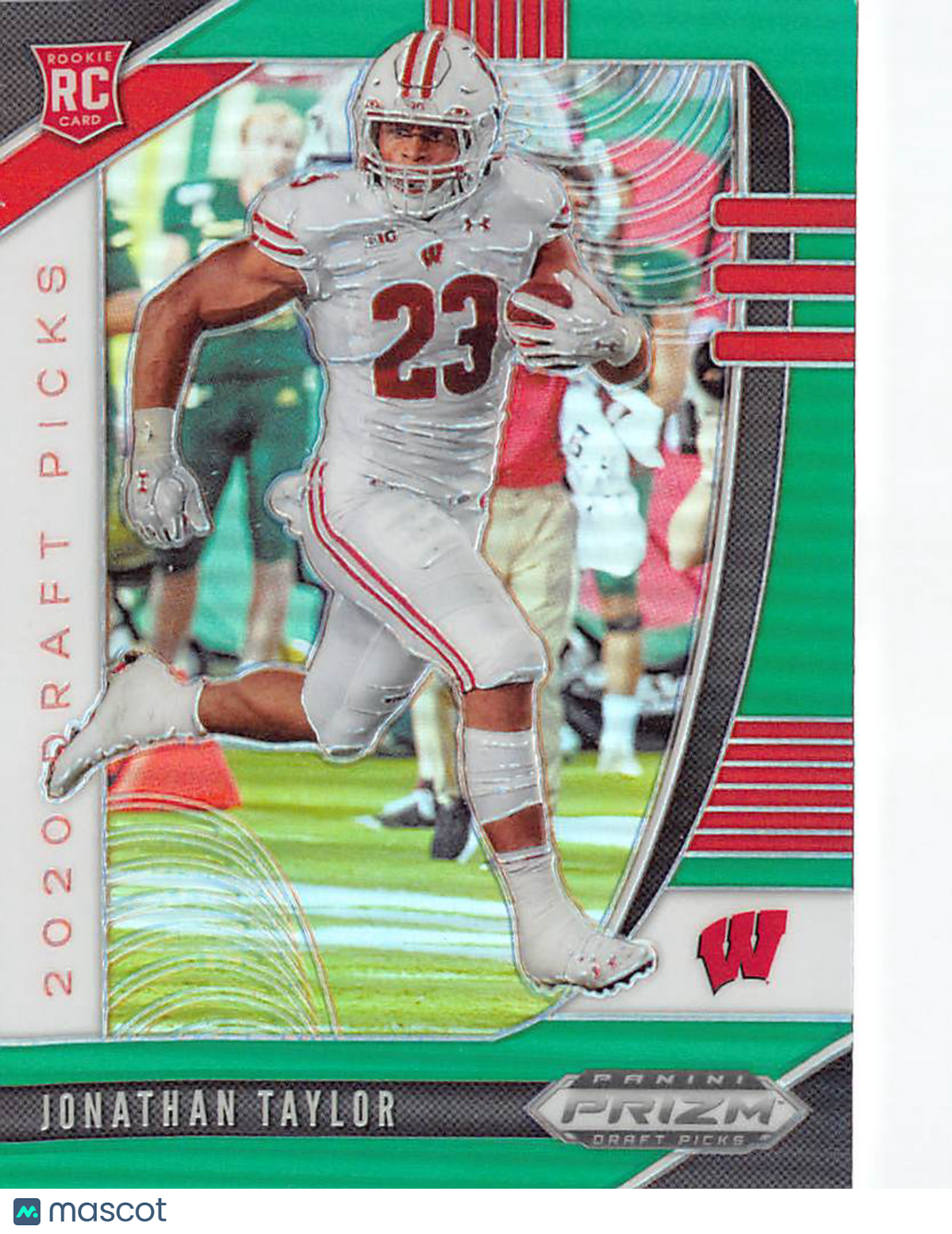 2020 Panini Prizm Draft Picks Jonathan Taylor Green Rookie RC #106 Wisconsin