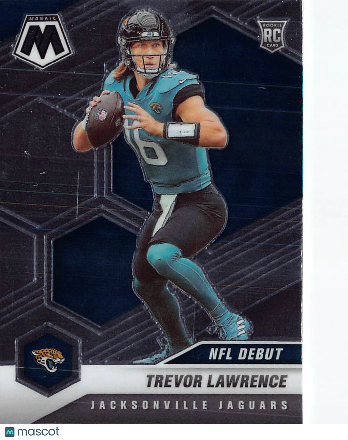 2021 Panini Mosaic Football Trevor Lawrence Rookie RC #241 Jacksonville Jaguars