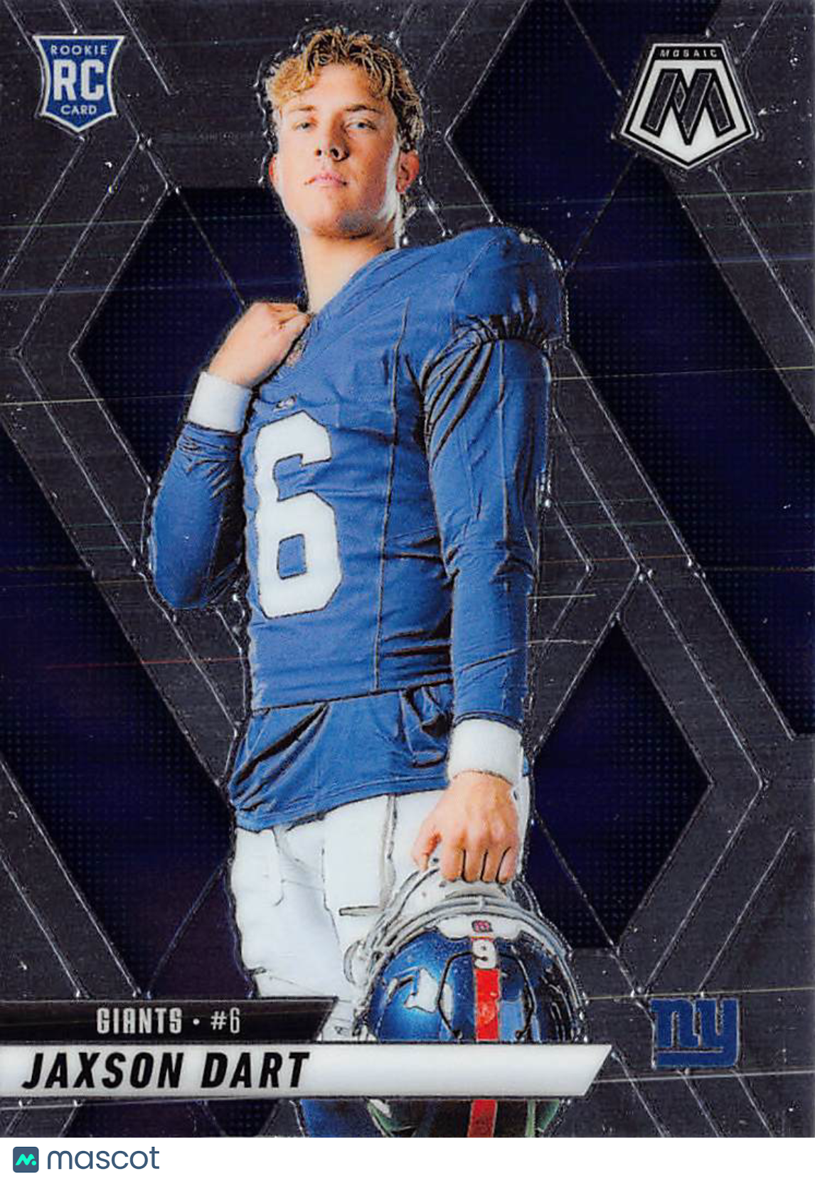 2025 Panini Mosaic Football Jaxson Dart Rookie RC #288 New York Giants