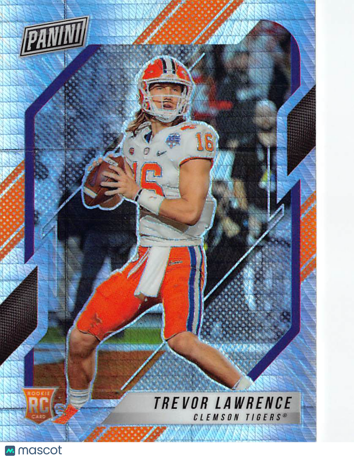 2021 Panini VIP Prizm Trevor Lawrence Hyper Rookie RC #66 Clemson Tigers