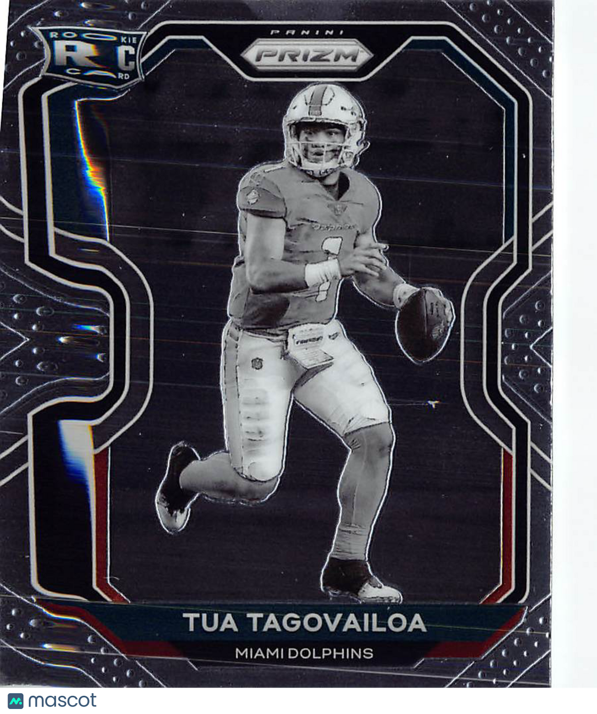 2020 Panini Prizm Tua Tagovailoa Negative Variation Rookie RC #339 Dolphins