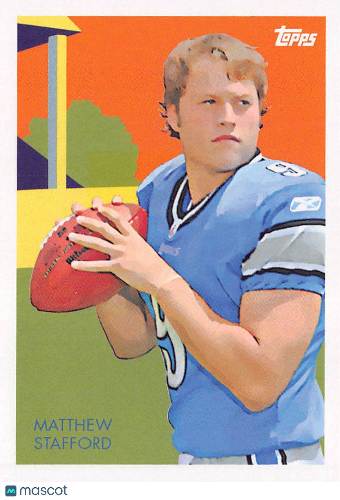 2009 Topps Football Stars Matthew Stafford #37 Detroit Lions