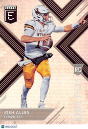 2018 Panini Elite Draft Picks Josh Allen Rookie RC #103 Wyoming Cowboys