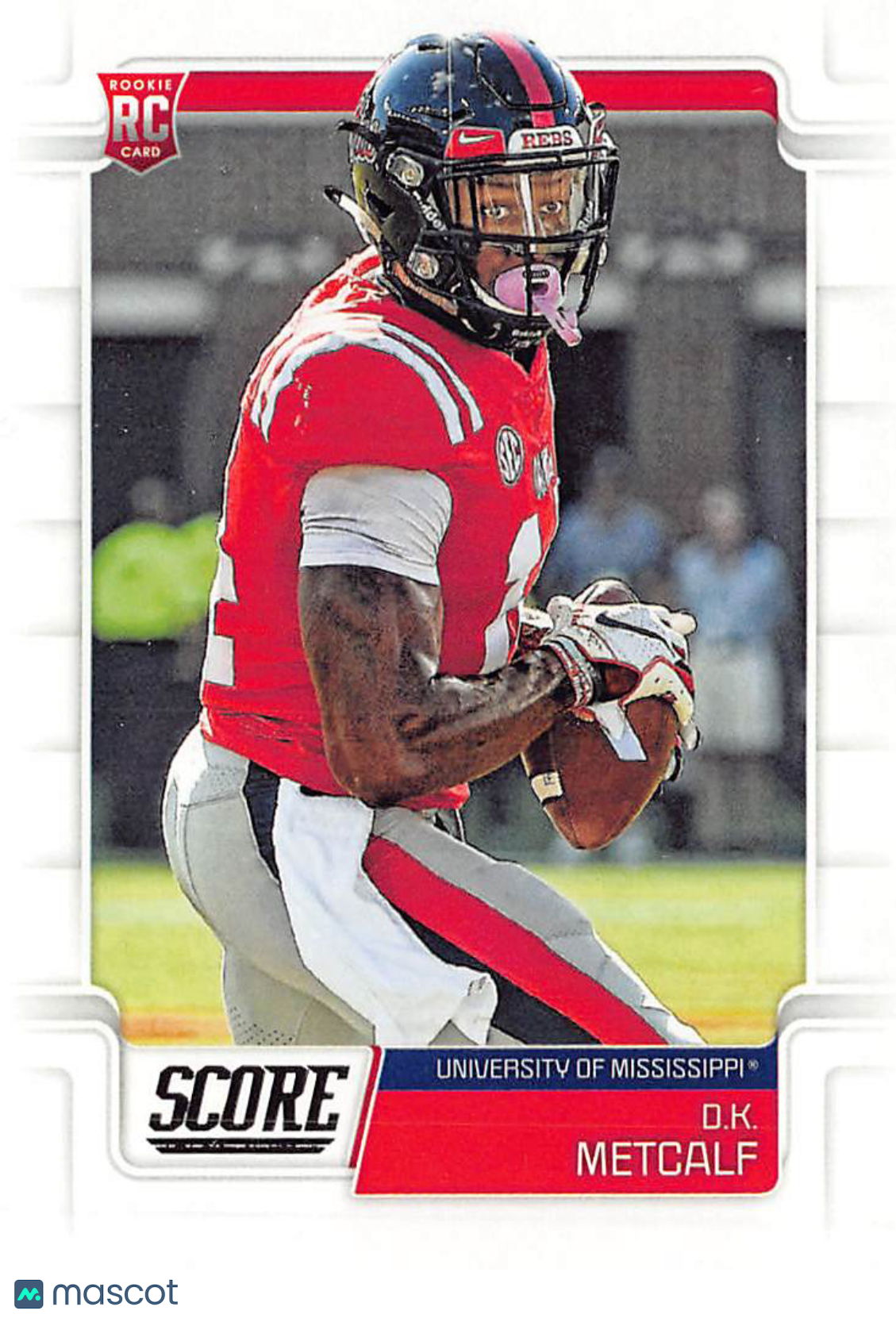 2019 Panini Score Football D.K. Metcalf Rookie RC #352 Ole Miss Rebels