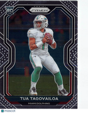 2020 Panini Prizm Football Tua Tagovailoa Rookie RC #339 Miami Dolphins