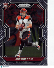 2020 Panini Prizm Joe Burrow Rookie RC #307 Cincinnati Bengals