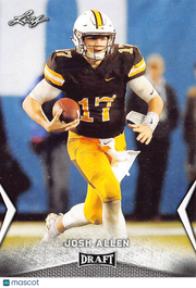 2018 Leaf Draft Josh Allen Rookie #31 Wyoming Cowboys