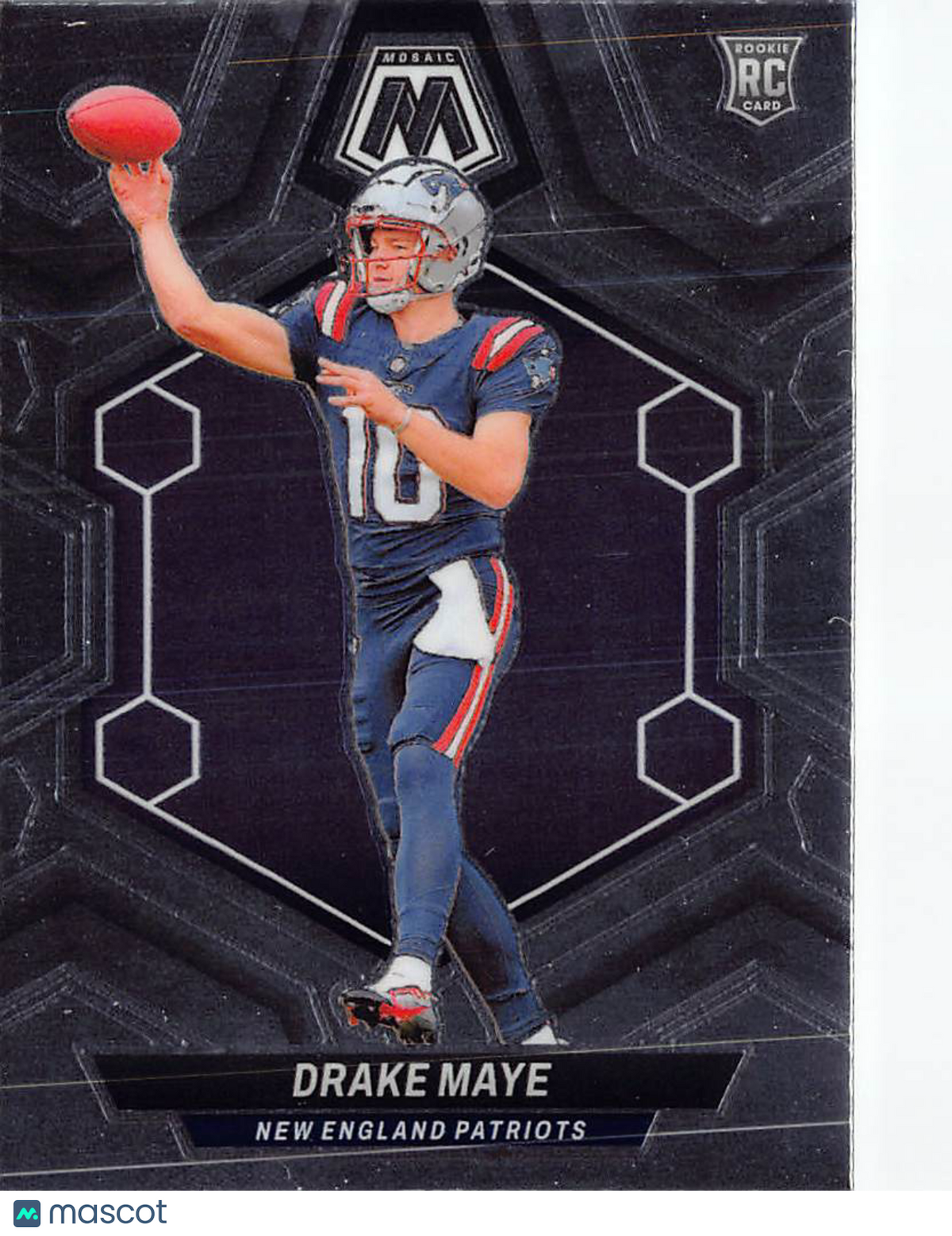 2024 Panini Mosaic Drake Maye Rookie RC #303 New England Patriots